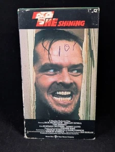 1990 'WARNER BROS' 'THE SHINING' VHS VIDEO CASSETTE W/ BOX Horror Jack Nicholson - Picture 1 of 6