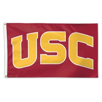 WinCraft USC Trojans 3' x 5' Deluxe Flag - Image 1 of 2