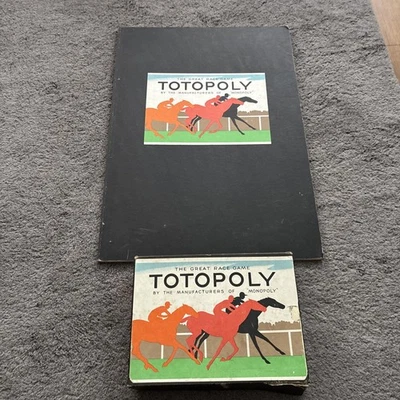 Vintage TOTOPOLY Board Game Waddingtons 1940s Horse-racing  Monopoly maker - Image 1 of 4