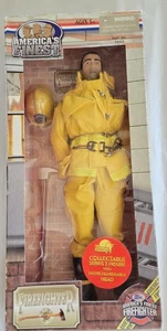 Figura coleccionable 2002 21st Century Toys Americas Finest Firefighter nueva en caja 12" - Imagen 1 de 13