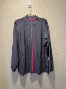 Carhartt C82310 Force Cross Flex Zip Utility Scrub Jacket Gray Women's XL - Picture 1 of 17