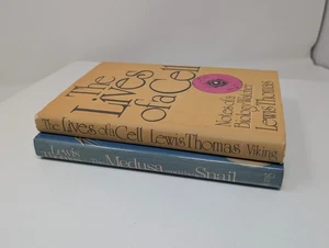 2x Lot: Lives of a Cell & The Medusa and the Snail, by Lewis Thomas, HC w/ DJ - Foto 1 di 18