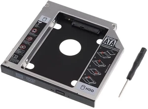 Disco duro universal SATA 2nd SSD HDD de 12,7 mm Caddy para DVD-ROM CD bahía óptica - Imagen 1 de 6