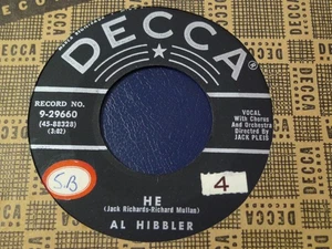 AL HIBBLER-HE-DECCA - Picture 1 of 2