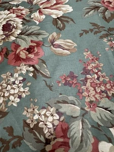 Waverly Schumacher Stoff Old Mill Inn grün Blumen Chintz Cottagecore 3,5 Yard 55 - Bild 1 von 12