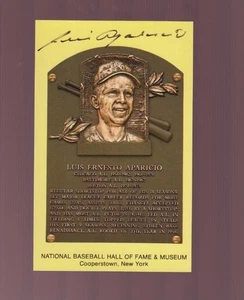 Luis Aparicio Signed & Autograph Hall of Fame Postcard - Picture 1 of 1