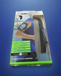 Lot-2 Belkin Slim Fit Armband Case for iPhone 6 / 6S Workout Running - Zdjęcie 1 z 2