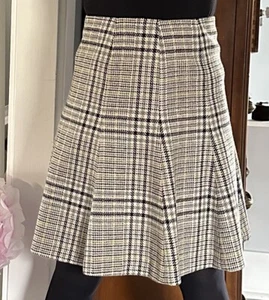 Vintage Grey Tweed Herald Sport Wool Skater Skirt XS - Picture 1 of 8
