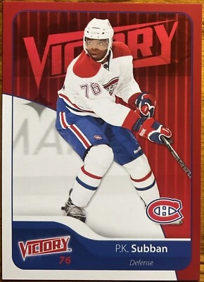2011-12 Upper Deck Victory Red P.K. Subban #103 Montreal Canadiens - Image 1 of 2