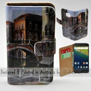 Funda protectora para teléfono móvil impresa con tema de puente del río Venecia para Google Pixel Series - Imagen 1 de 3