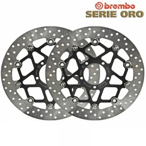 Paire Disques de Frein Brembo Avant Or Ducati 848 Streetfighter 2013 2014 - Picture 1 of 1