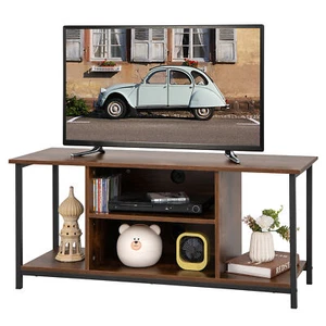 Mid-Century TV stand Media Console Table Entertainment Center w/Adjustable Shelf - Picture 1 of 10