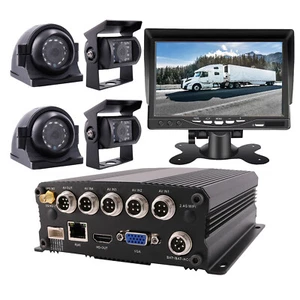 1080P AHD 4CH 512G GPS Car Vehicle DVR Record Rear View CCTV Camera for Fleet - Picture 1 of 6