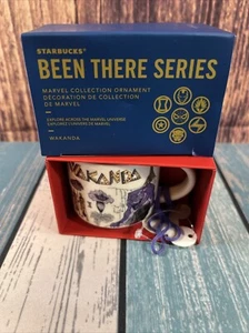 Starbucks Coffee Cup Been There Series Disney Marvel Wakanda Ornament 2oz Mug - Imagen 1 de 5