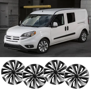 For Ram ProMaster City 4Pcs Wheel Covers 16" Snap On Hub Caps Tire & Steel Rim - Picture 1 of 11