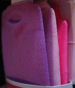 NIP Circo Foot Low Cut Liners Sz 5 1/2 - 8 1/2 3 Pairs Pink Purple Bright Dance - Picture 1 of 7