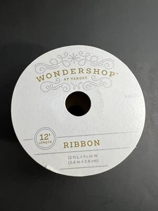 1.5" HoHoHo Felt Fabric Ribbon 12ft - Wondershop. New - Picture 1 of 4