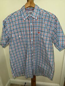 Cinch Men's Large Button Up Shirt NWOT New Cowboy Rodeo Classic Western SS Check