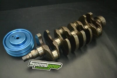 Crankshaft + Main Crank Pulley For Mitsubishi Lancer CS3 OZ 4G18 Sohc - Image 1 of 4