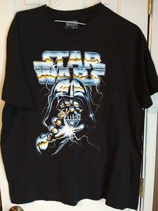 Star Wars Darth Vader Graphic T-shirt Mad Engine Black 2X - Picture 1 of 3