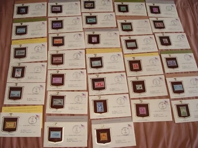 Historic Stamps of America, Lot of 32 Envelopes 1929-1961 Stamp Issue Dated 1980 - Image 1 of 4