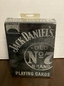 2010 Bicycle Jack Daniels Whiskey Playing Cards Old No 7 Black Card Deck New - Picture 1 of 7