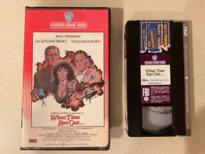 When Time Ran Out... (VHS, 1986, Warner Clamshell) Paul Newman, William Holden - Picture 1 of 4