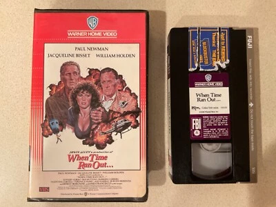 When Time Ran Out... (VHS, 1986, Warner Clamshell) Paul Newman, William Holden - Image 1 of 4