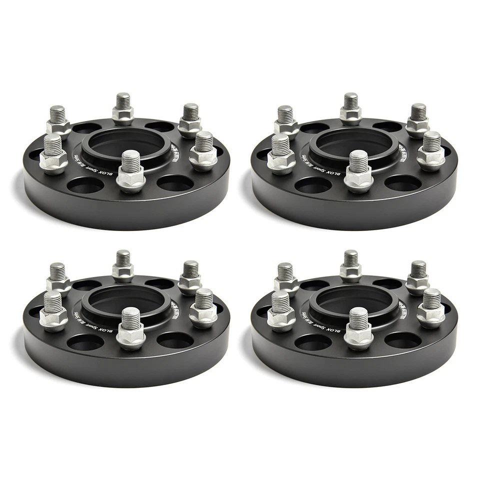 Espaciador de rueda seguro de aluminio para aviones de 1 pulgada 4 piezas para Nissan Navara D40 (2004-2016) Foto 1 de 4