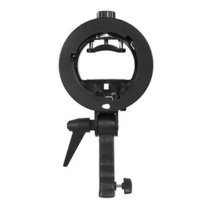 Godox Tipo S supporto attacco flash speedlite arco per flash snoot softbox - Foto 1 di 5