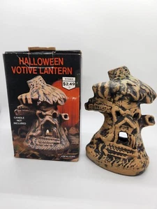 Halloween Votive Lantern Candle Holder Decor Vintage Liss Brothers Pre-Owned - Picture 1 of 9