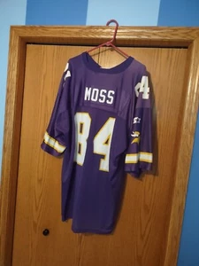 SWEET! Minnesota Vikings Randy Moss Vintage Starter Jersey Men's 2XL ๐๐ฅFREAK๐ - Picture 1 of 12