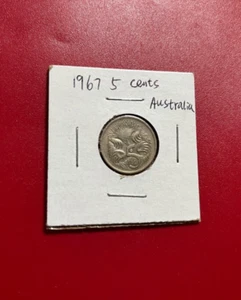 Australia 1967 5 Cents Coin - Nice World Coin !!! - Picture 1 of 2