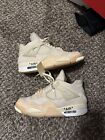 Jordan 4 Off White Sail Size 10W/8.5M Used Good Condition Comes With Everything
