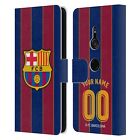Custom Personalised Fc Barcelona 2020/21 Kit Leather Book Case For Sony Phones 1