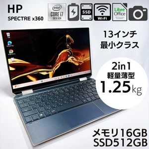 HP Spectre x360 13-aw0xx Core i7 16GB RAM 512GB SSD 13.3" Touch 2in1 Laptop 796 - Picture 1 of 13