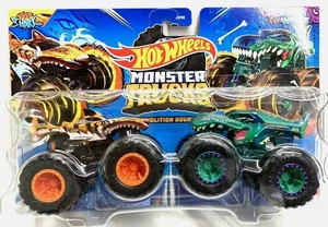HOT WHEELS DEMOLITION DOUBLESHW TIGER SHARK & MEGA WREX FYJ64 NEU N BOX 2025 - Bild 1 von 1