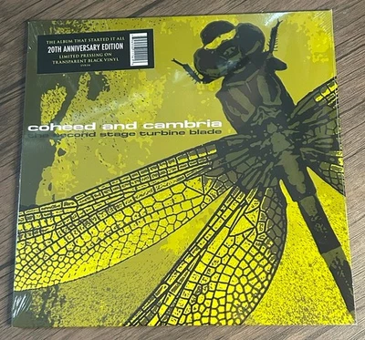 Coheed and Cambria second stage turbine blade LP NEW sealed transparent black - Image 1 of 2