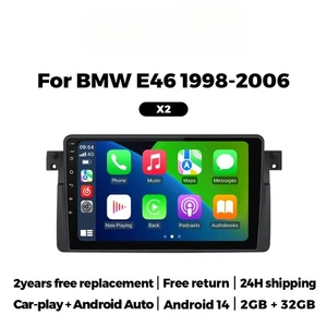 Autoradio passend für BMW E46 M3 X5 1998-2006 Multimedia Video Player GPS Navigation - Bild 1 von 28
