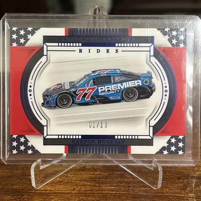 2024 Panini National Treasures Stars and Stripes Rides Carson Hocevar /13 FOP! - Image 1 of 3