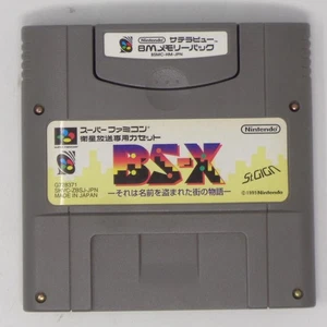 "BS-X The Town Whose Name Was Stolen 8M Memory Pack probado Satellaview Nintendo" - Imagen 1 de 6