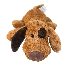 Walmart braun Welpe Hund Plüsch Augenfleck liegend Schlapp - Bild 1 von 9