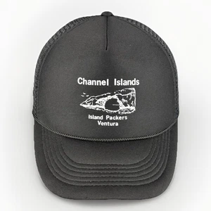 Channel Islands - Cappello camionista Island Packers Ventura nero snapback berretto da baseball - Foto 1 di 10