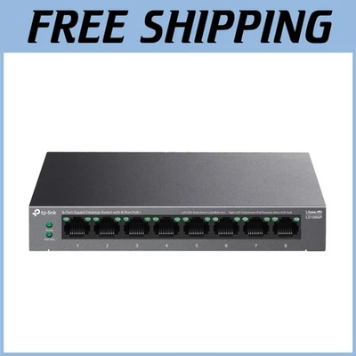 PoE+ Ethernet Switch, 8 Port, 820ft Extend Mode, Auto Reboot - Image 1 of 4