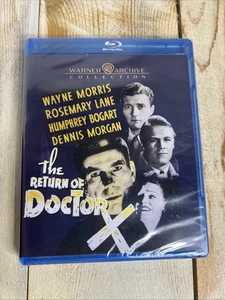 THE RETURN OF DOCTOR X New Blu-ray Humphrey Bogart Warner Archive Collection - Picture 1 of 3