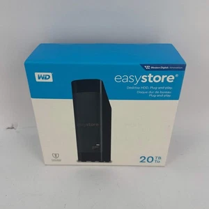 Nuevo disco duro de escritorio Western Digital Easy Store 20 TB WDBAMA0200HBK-NESN - Imagen 1 de 6