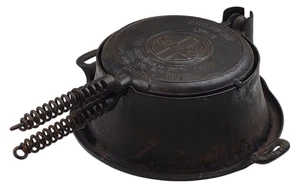 Antiker Griswold American No. 8 hohe Sockel Nr. Waffeleisen 88 Gusseisen 885 886 - Bild 1 von 14