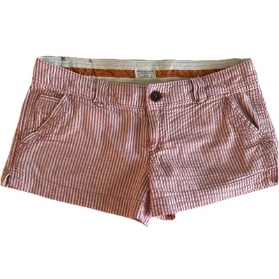 Винтажные Y2K American Eagle микро шорты размер 8 розовый Searsucker пляжный кокетка - Изображение 1 из 4
