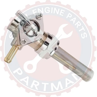 Válvula de cierre de combustible de codo de galleta filtrada de 22 mm para Harley Davidson grifo derecho Foto 1 de 4