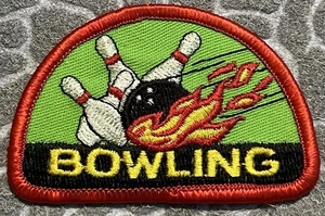 Bowling Patch 3,2 Zoll x 2 Zoll - Bild 1 von 2